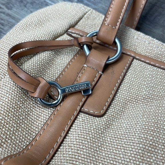 Fossil Beige and Brown Shoulder Bag - Picture 8 of 9